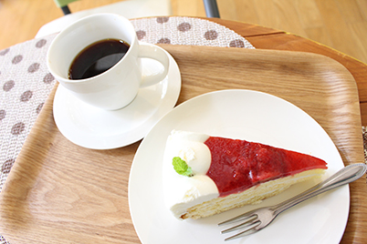 コーヒーとケーキ